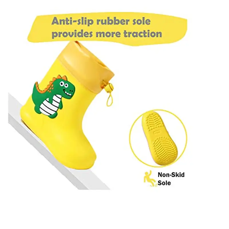 DRECAGE Stivali da pioggia Ragazza Giallo 1609429 miniatura 3