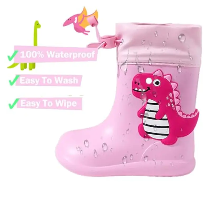 DRECAGE Stivali da pioggia Ragazza Rosa 2146778 miniatura 2