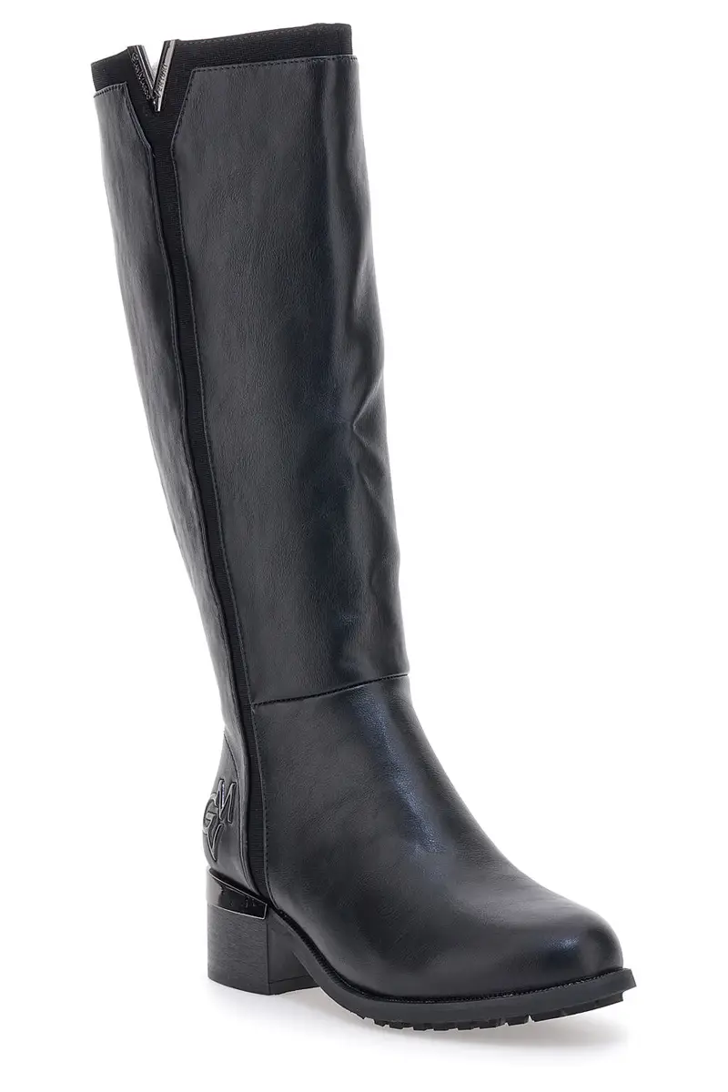 Stivali Neri Alti GIAN MARCO VENTURI SV0183 miniatura 2