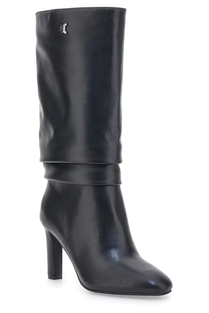 Stivali Neri con Arricciatura nel Gambale Laura Biagiotti 8843 miniatura 2