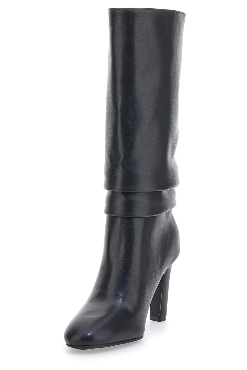 Stivali Neri con Arricciatura nel Gambale Laura Biagiotti 8843 miniatura 3