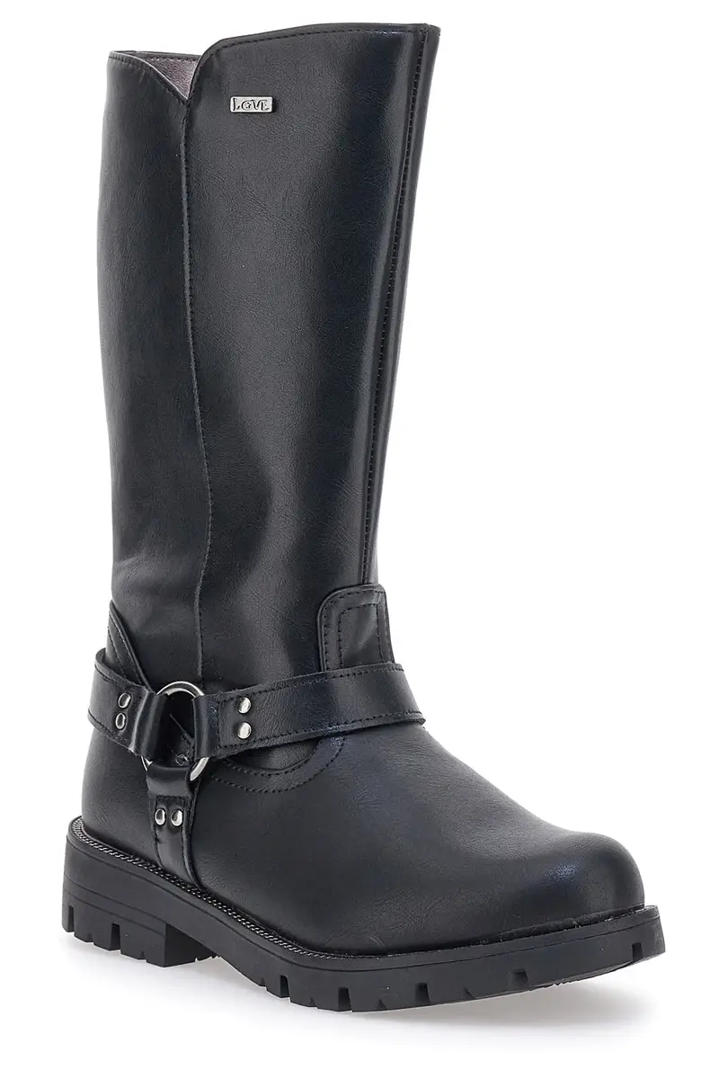 Stivali Neri con Cerniera Laterale Grazie 1714 miniatura 2