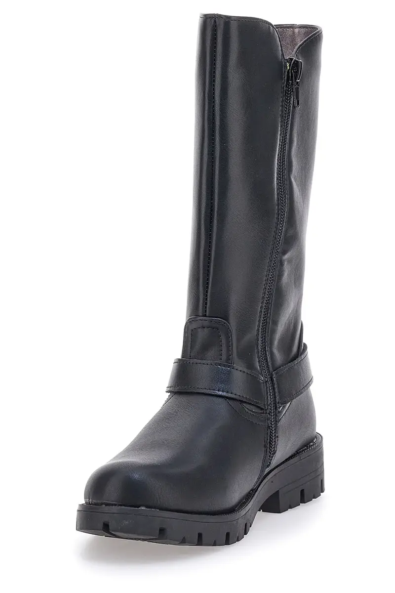 Stivali Neri con Cerniera Laterale Grazie 1714 miniatura 3