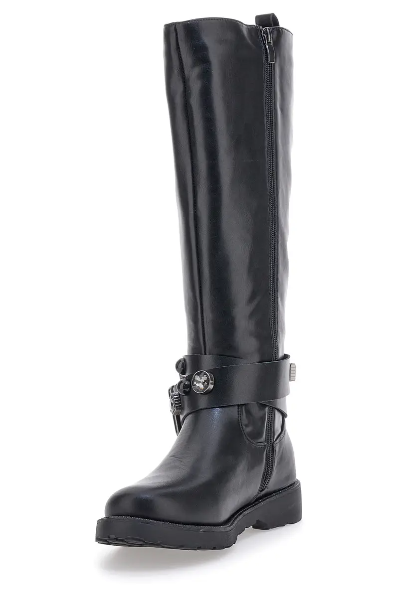 Stivali Neri con Cinturino alla Caviglia Me&Me 1216 miniatura 3