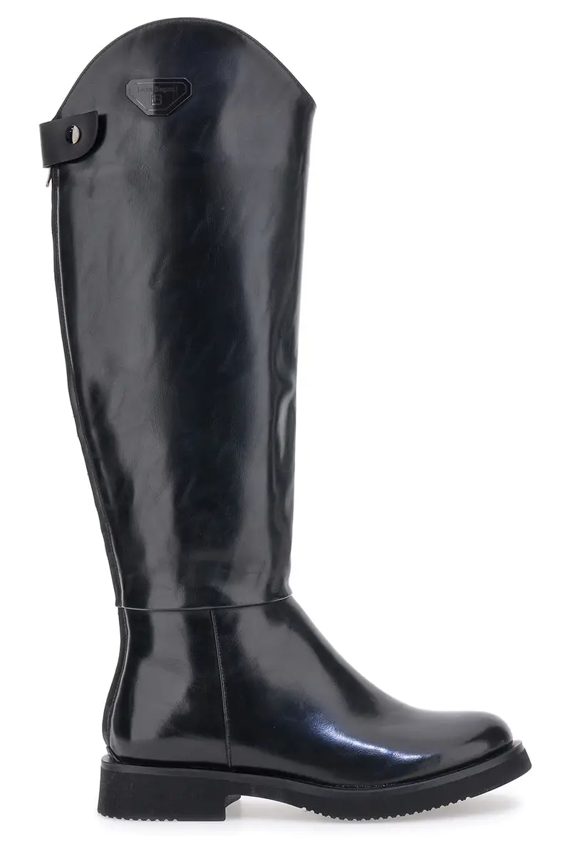 Stivali Neri Con Logo Laterale LAURA BIAGIOTTI 8776