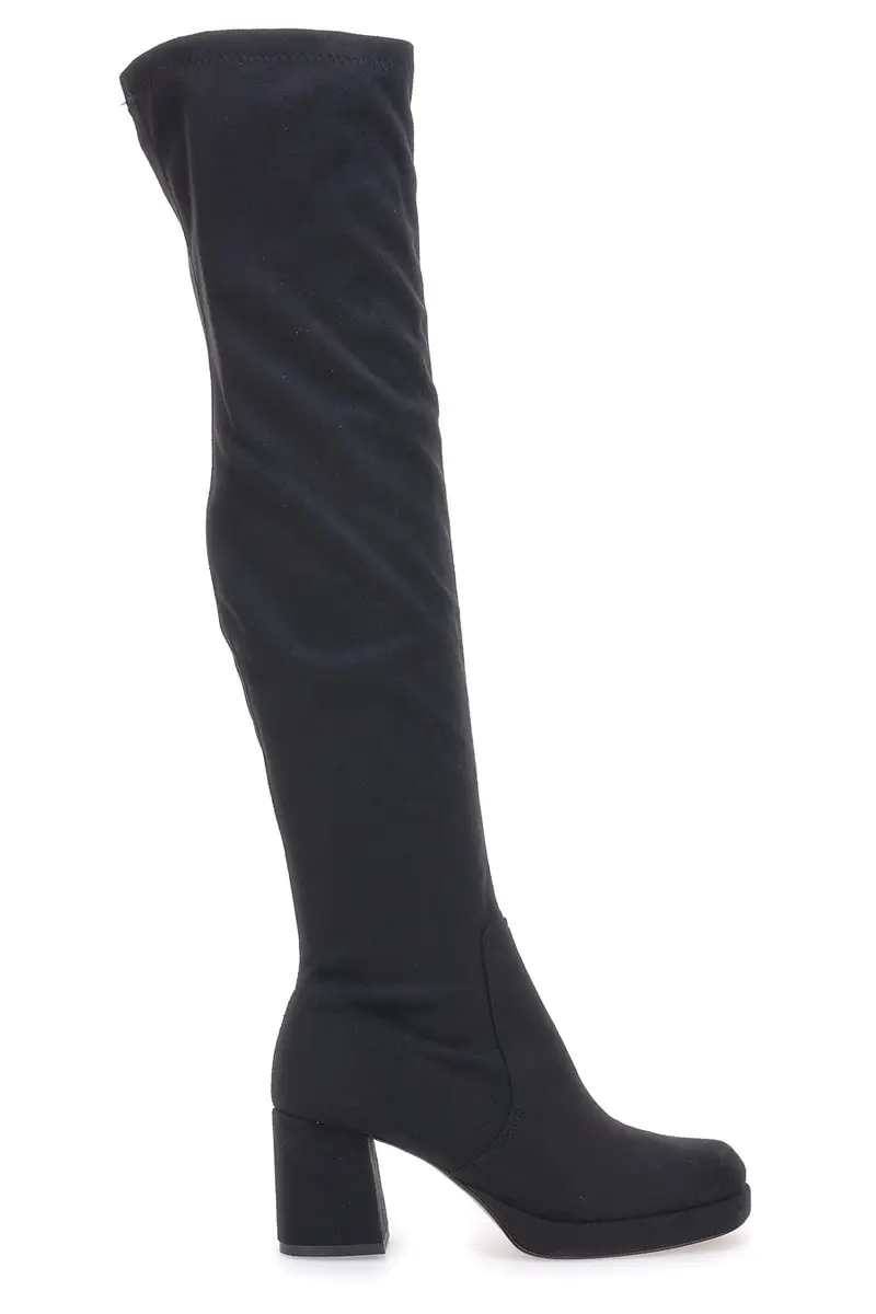 Stivali Neri da Donna Overknee Con Tacco Pittarello Couture 43105