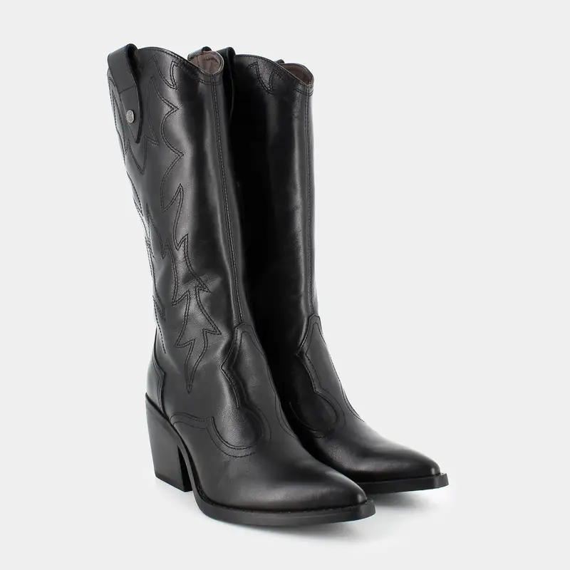 Stivali Nero Giardini da Donna, nero miniatura 2