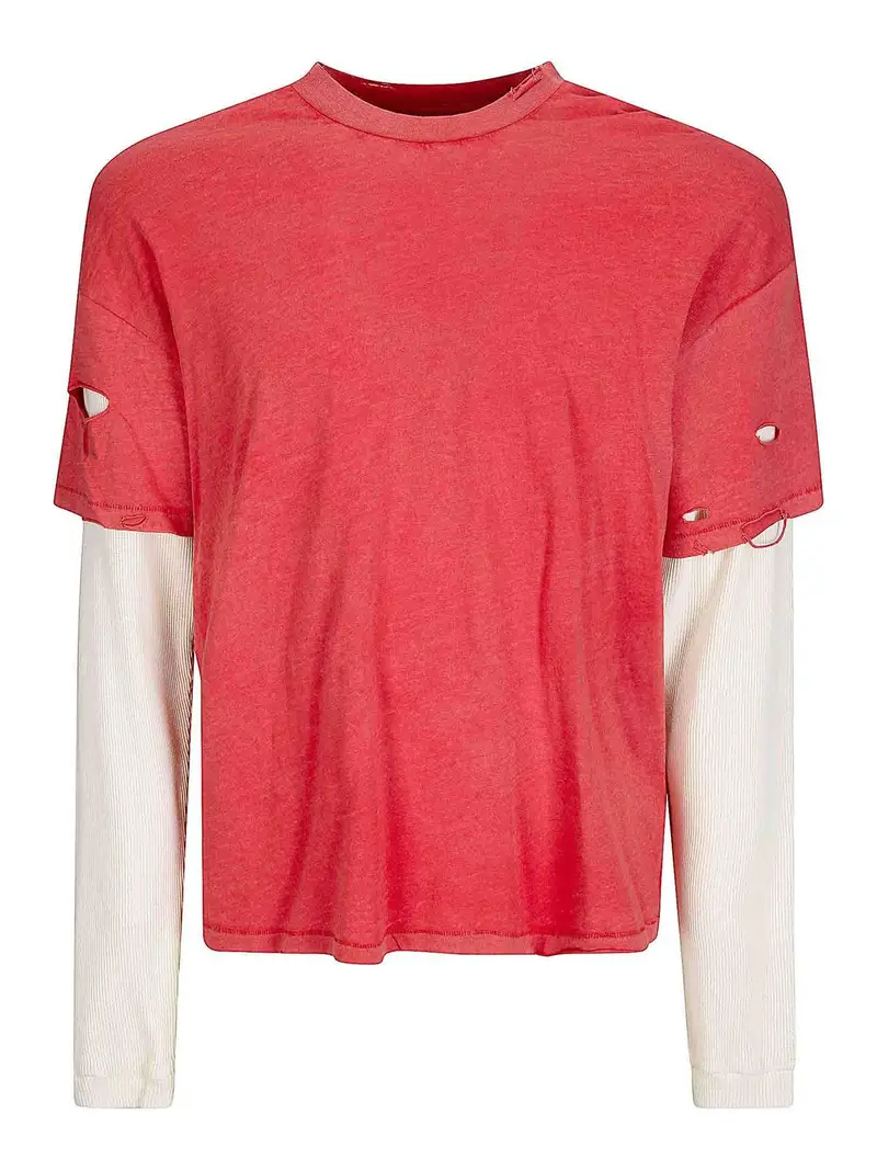 T-shirt a strati Rosso