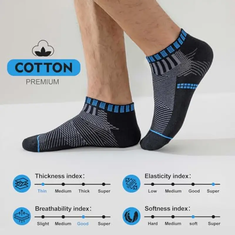 Stoeury Calze Uomo Multicolore 870460 miniatura 3