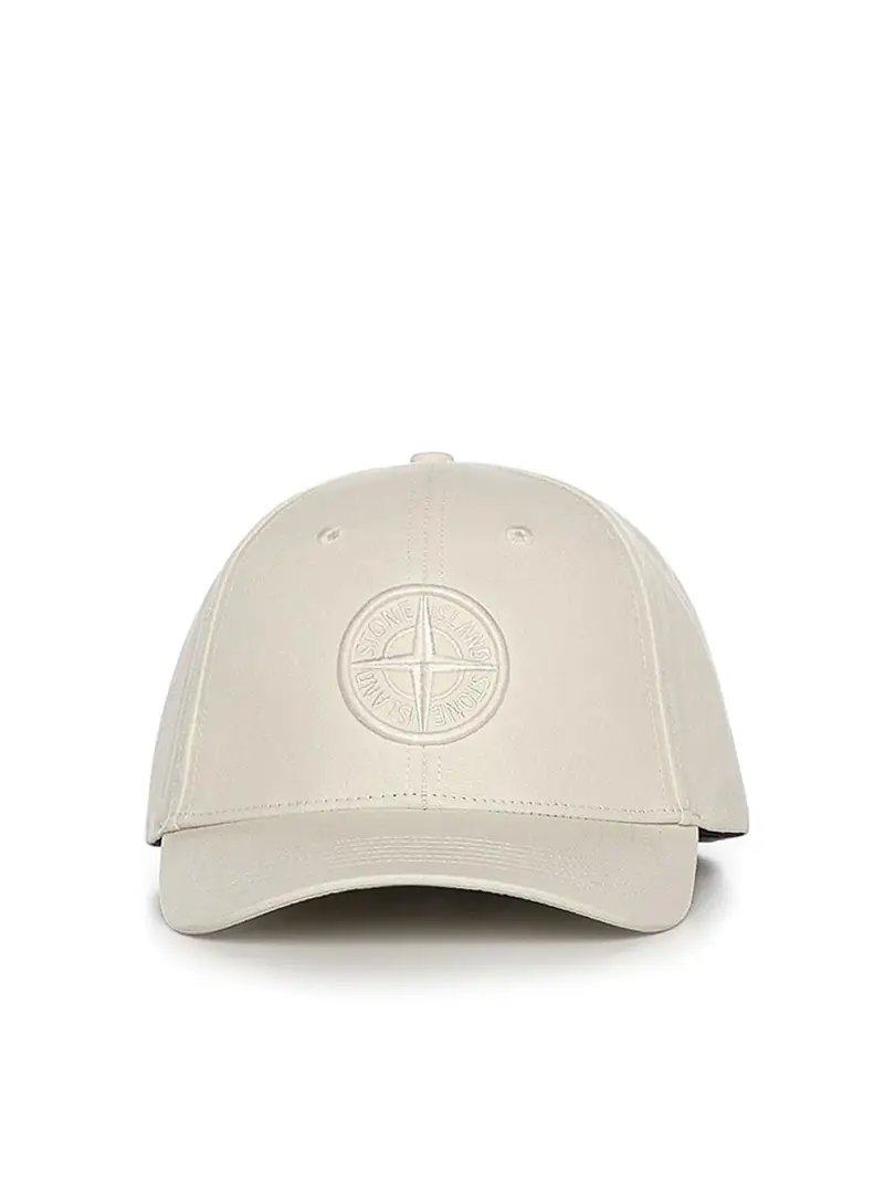 Berretto da baseball con logo Bianco