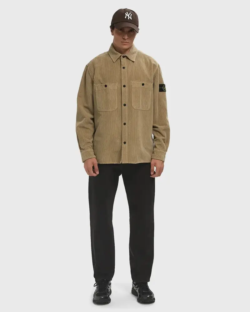 camicia stone island VERDE miniatura 2