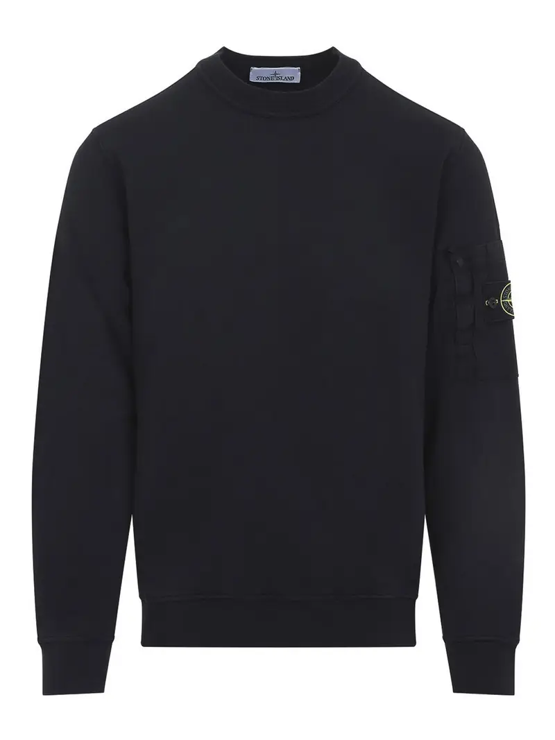 Felpa in cotone Blu scuro