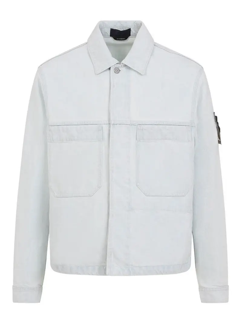 Giacca da motociclista Grigio Chiaro