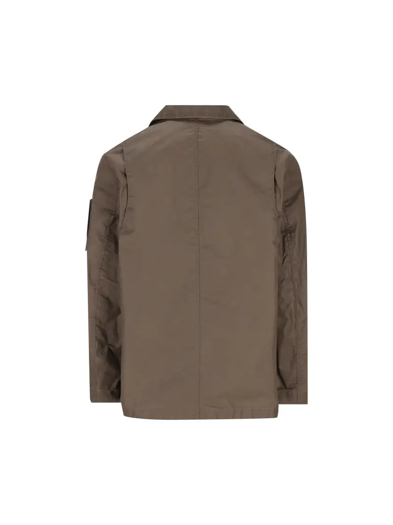 Giacca In Cotone MARRONE miniatura 2