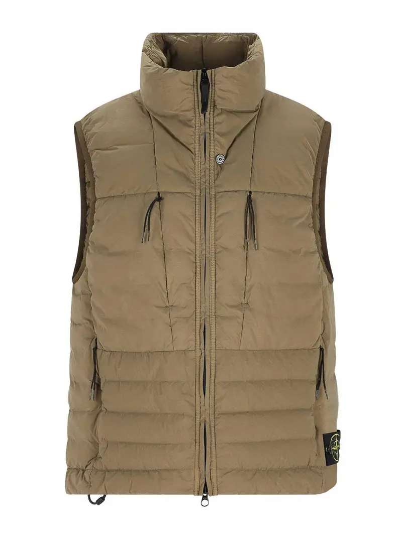 Gilet Verde Con Tasche