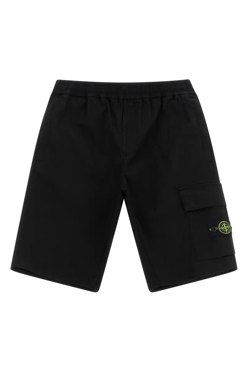 STONE ISLAND JUNIOR Bermuda Nero 4289775