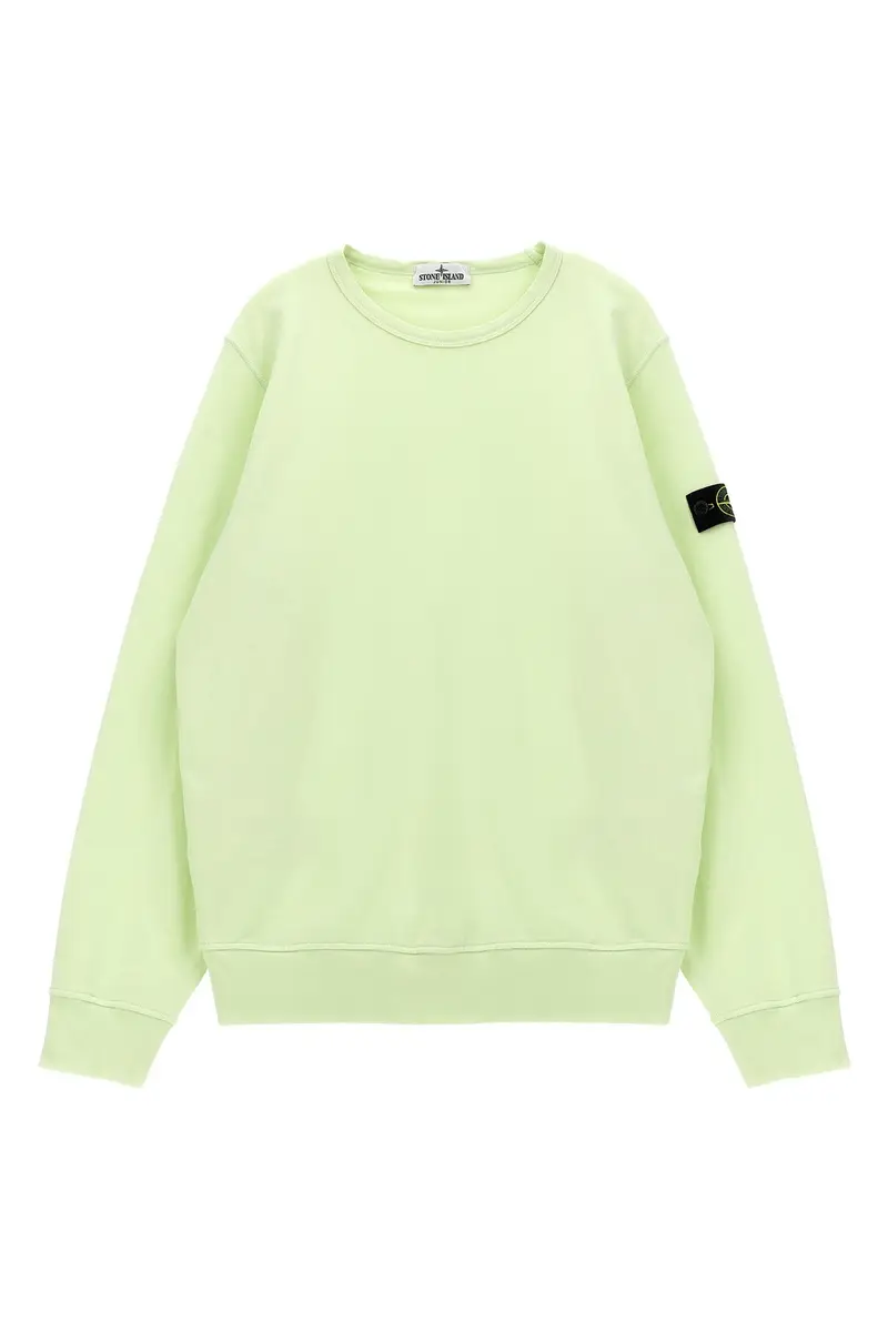 Felpa Badge Logo Verde