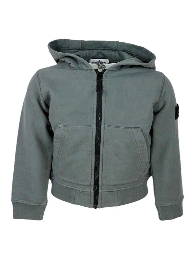 Felpa con cappuccio Grigio