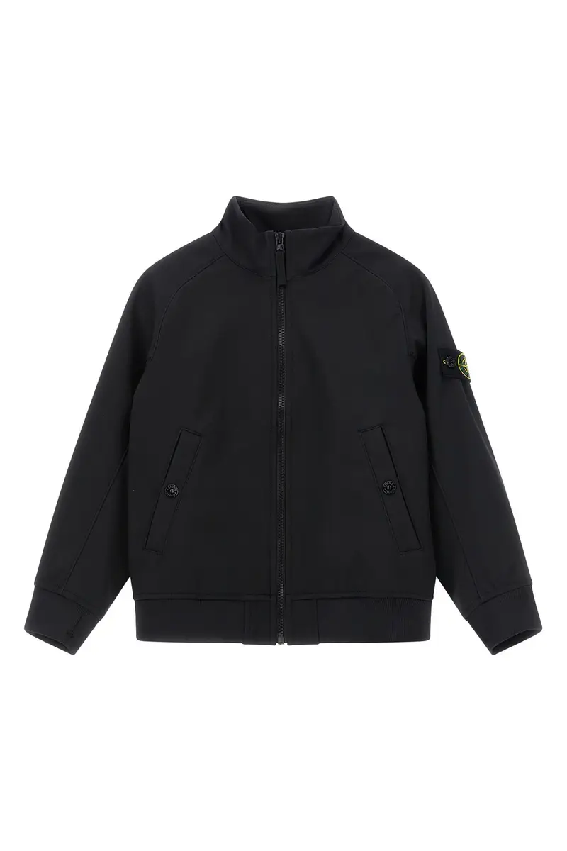 Giacca Badge Logo Nero