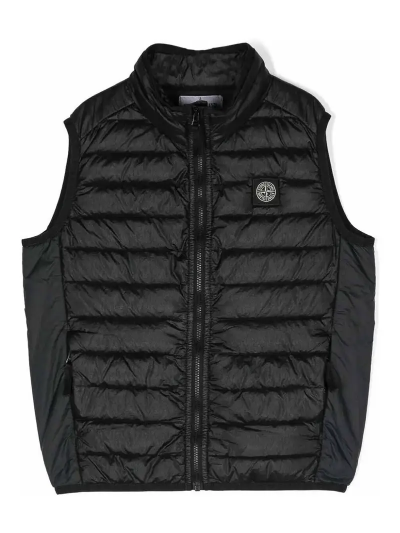 Piumino senza maniche Nero