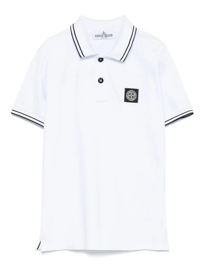 STONE ISLAND JUNIOR Polo Bianco 3265285