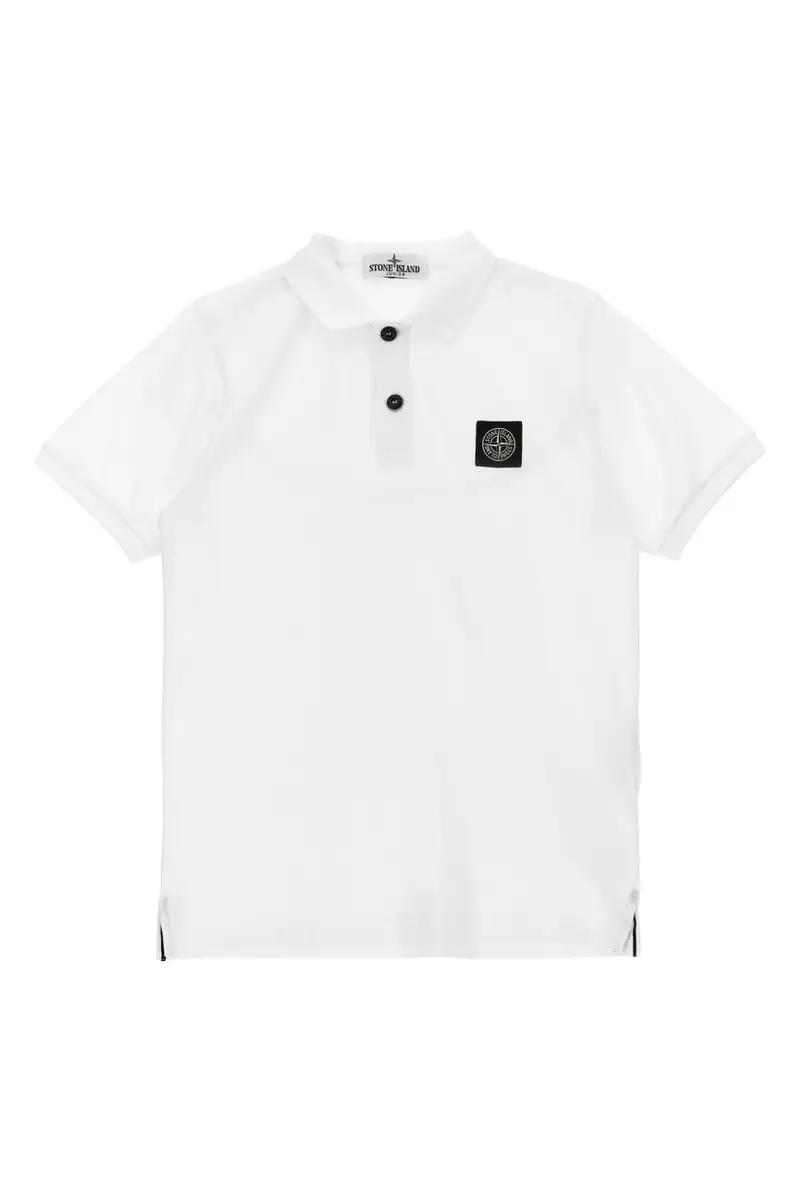 STONE ISLAND JUNIOR Polo Bianco 4161661