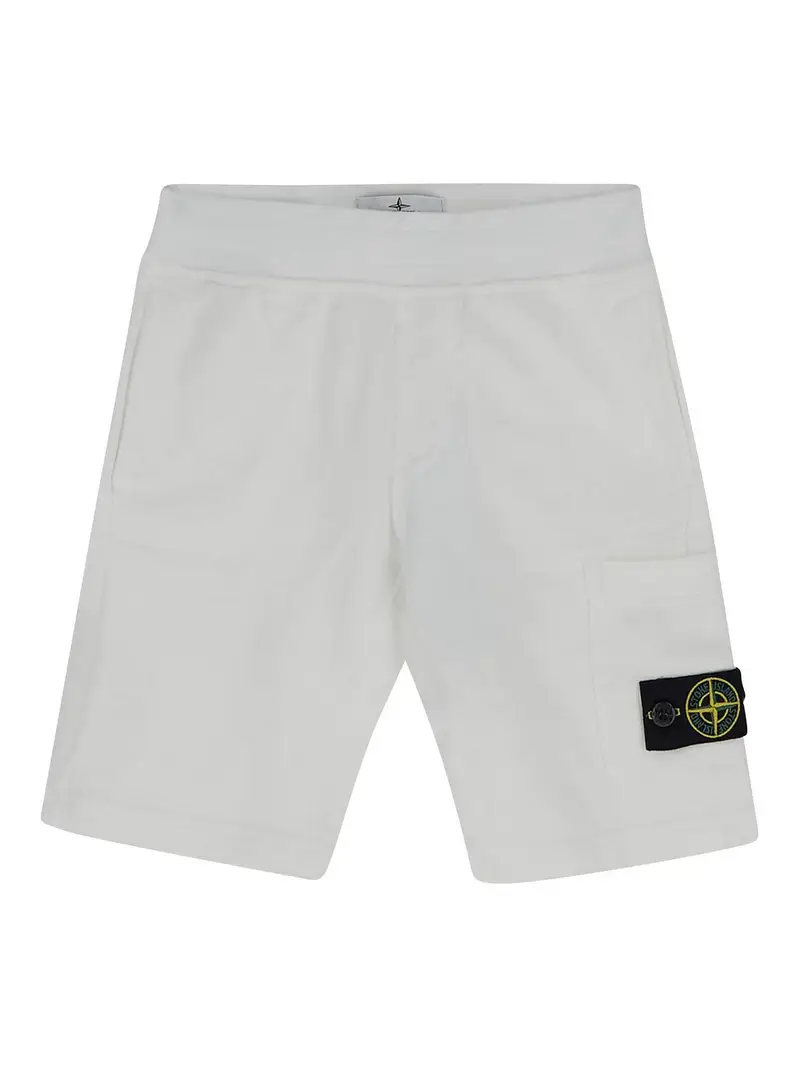Stone Island Pantaler in cotone Bianco