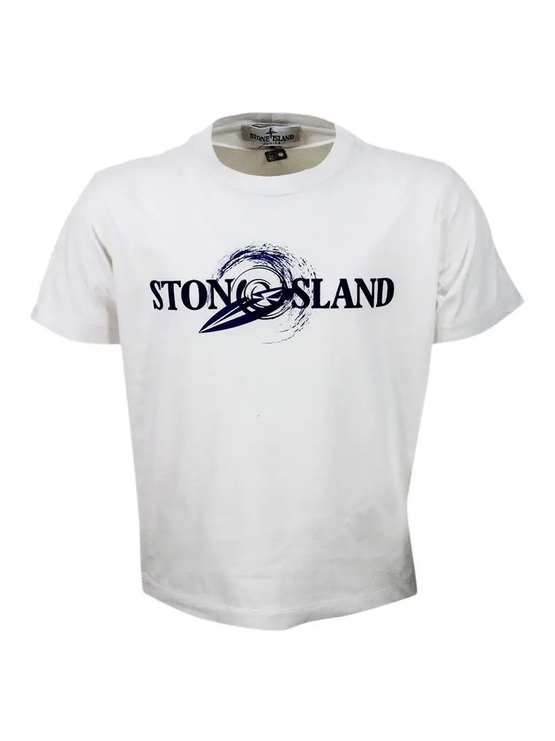 STONE ISLAND JUNIOR T-shirt Bianco 3263755