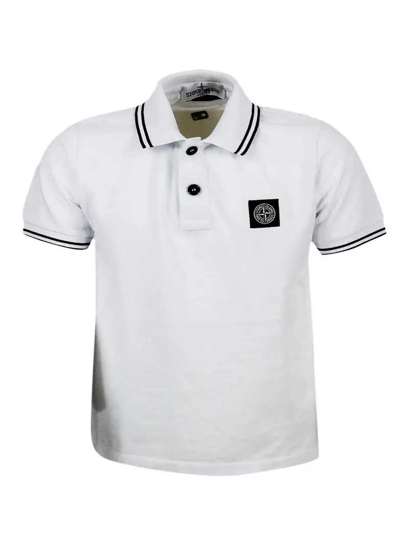 STONE ISLAND JUNIOR T-shirt Bianco 3263757