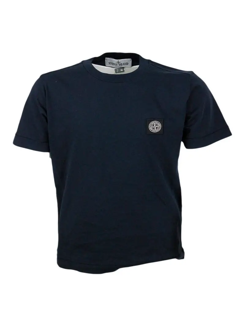 STONE ISLAND JUNIOR T-shirt Blu 3273988