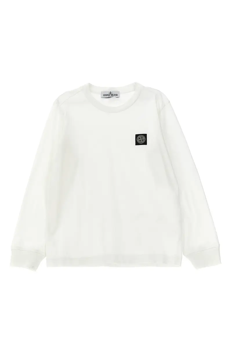 STONE ISLAND JUNIOR T-shirt Bianco 2551449