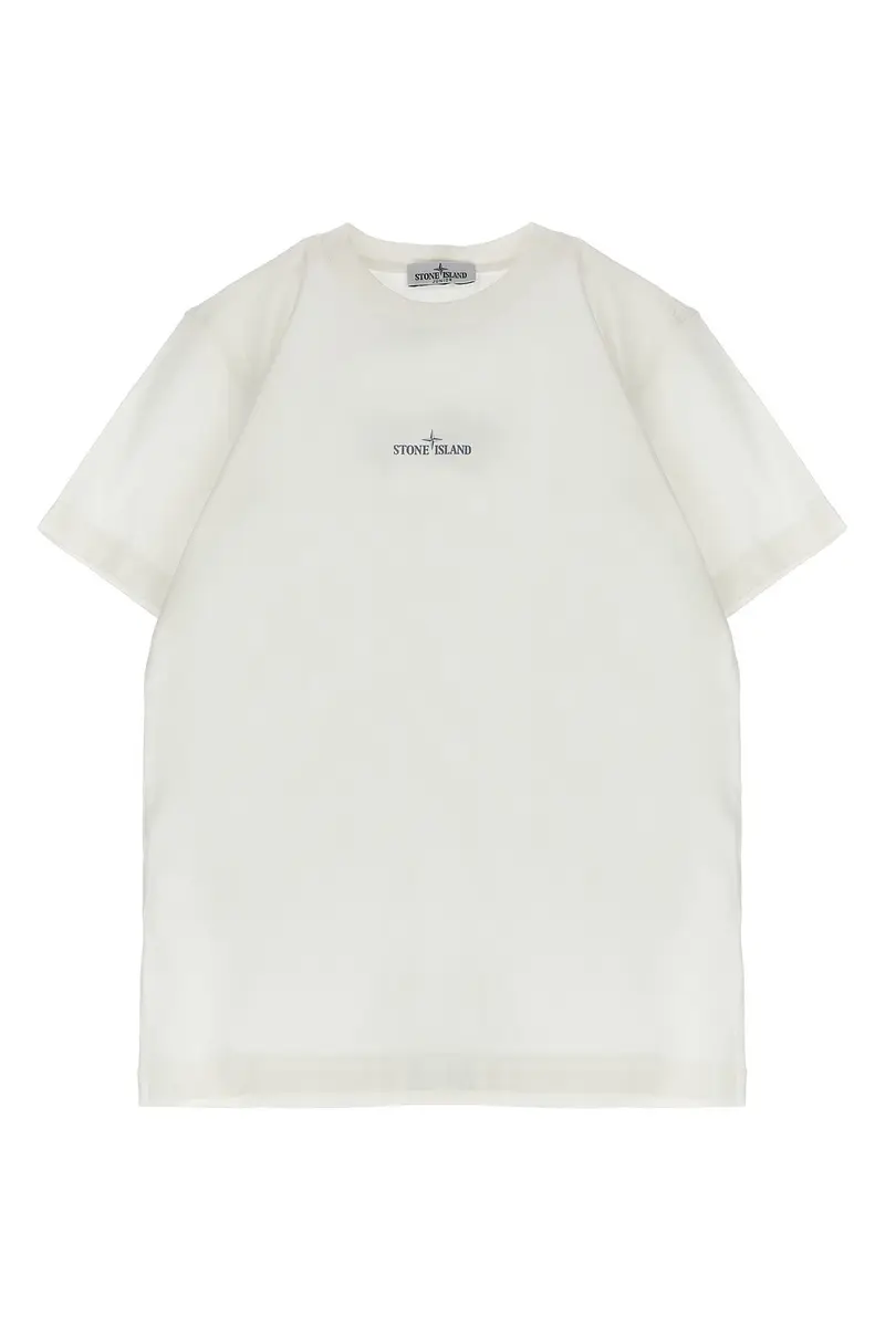 STONE ISLAND JUNIOR T-shirt Bianco 4080641