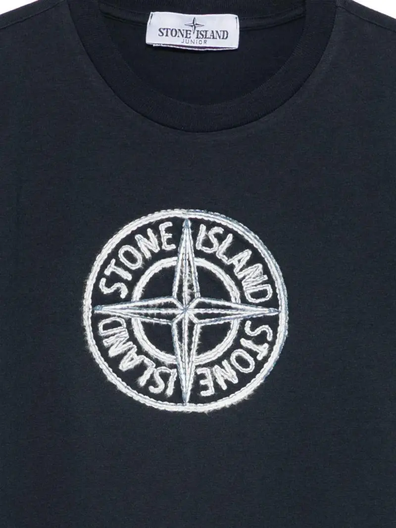 STONE ISLAND KIDS T-shirt Bambino Blu 4015577 miniatura 2