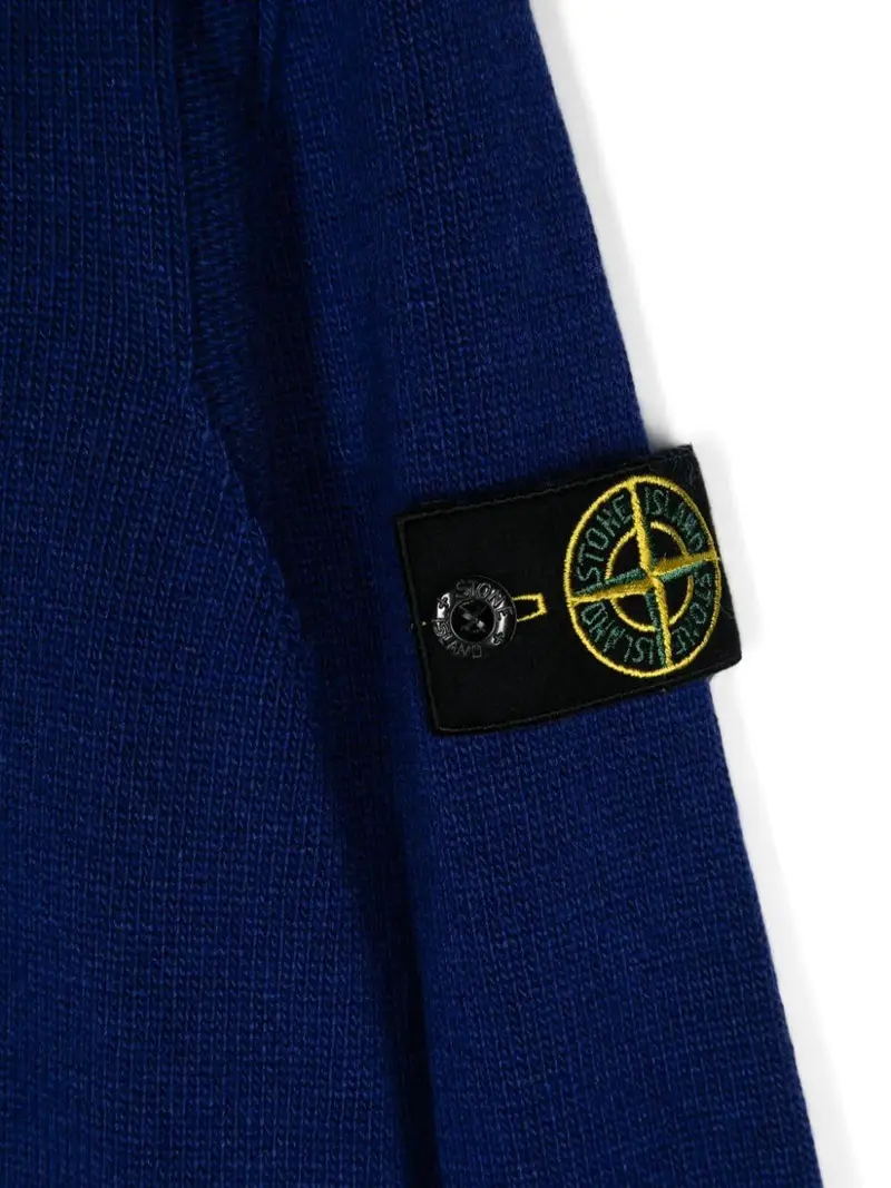 Maglione blu logo Compass laterale miniatura 2