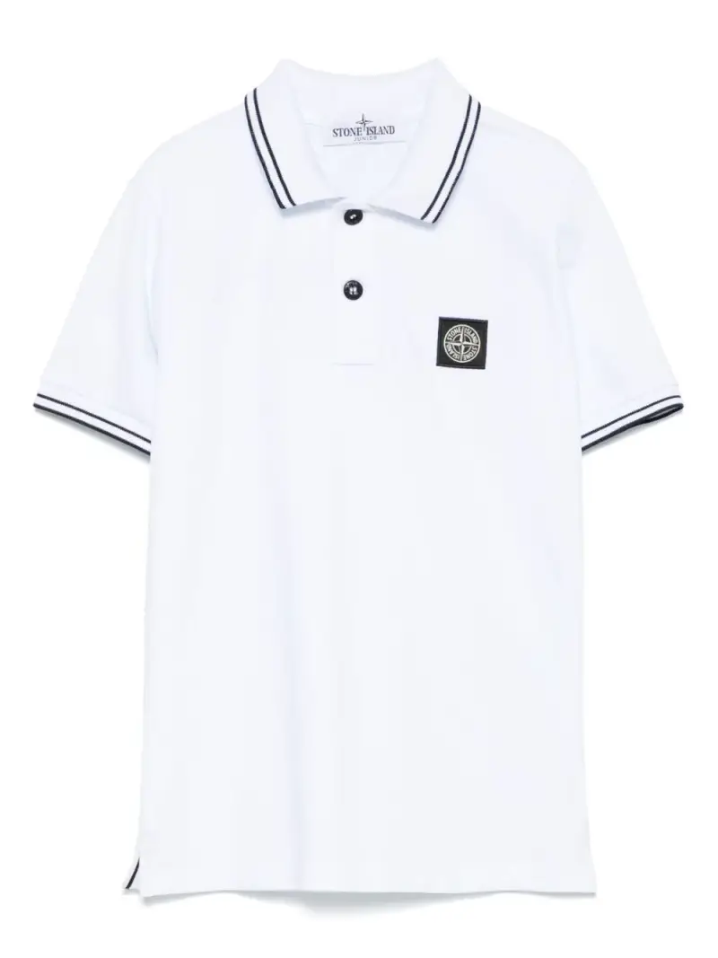 STONE ISLAND KIDS Polo Bianco 2536553