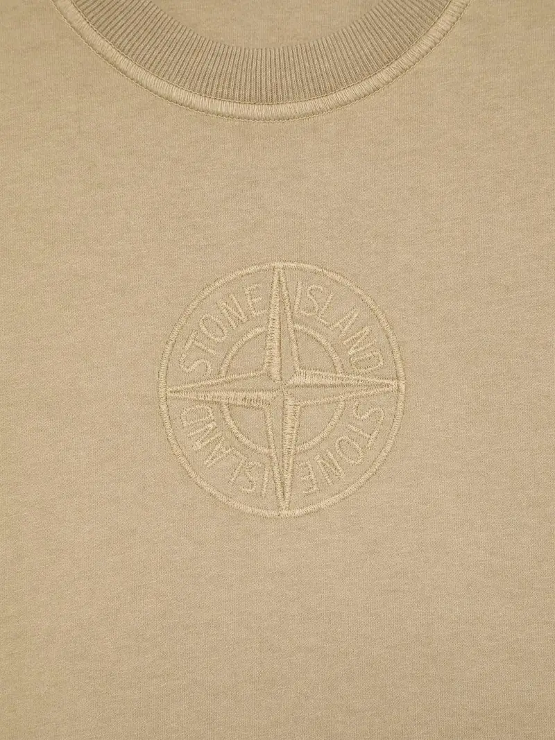STONE ISLAND KIDS T-shirt Beige 2536550 miniatura 3