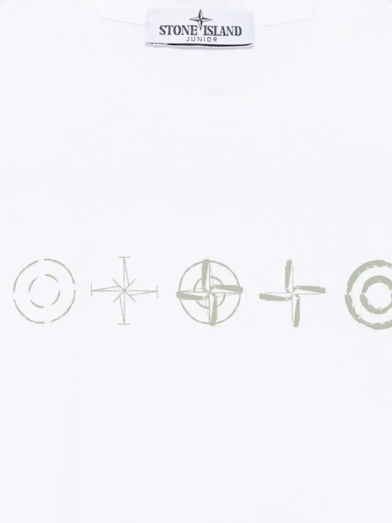 STONE ISLAND KIDS T-shirt Bianco 2536556 miniatura 2