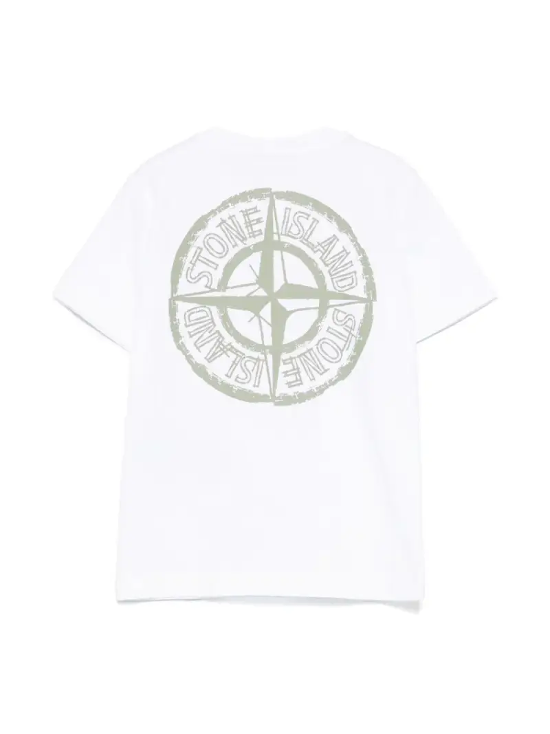 STONE ISLAND KIDS T-shirt Bianco 2536556 miniatura 3