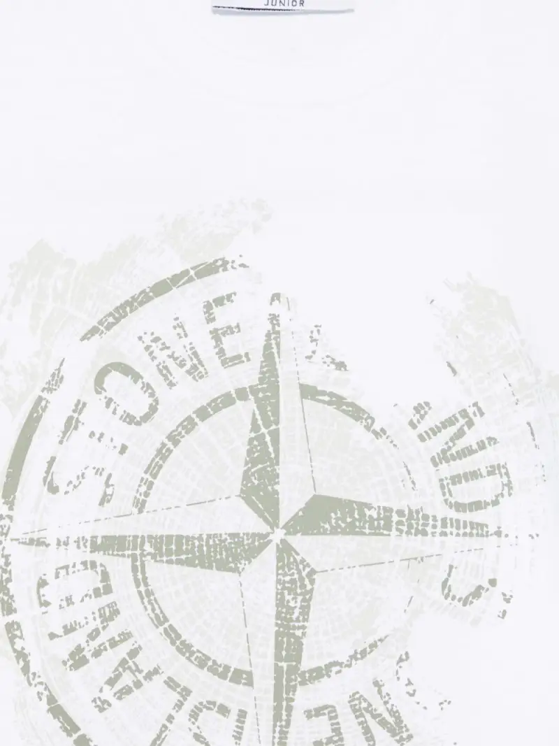 STONE ISLAND KIDS T-shirt Bianco 2536552 miniatura 2