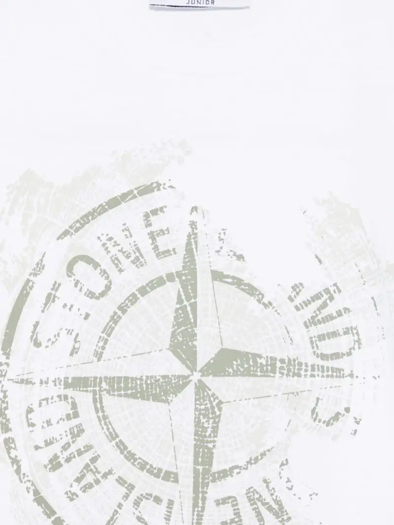 STONE ISLAND KIDS T-shirt Bianco 4317561 miniatura 2