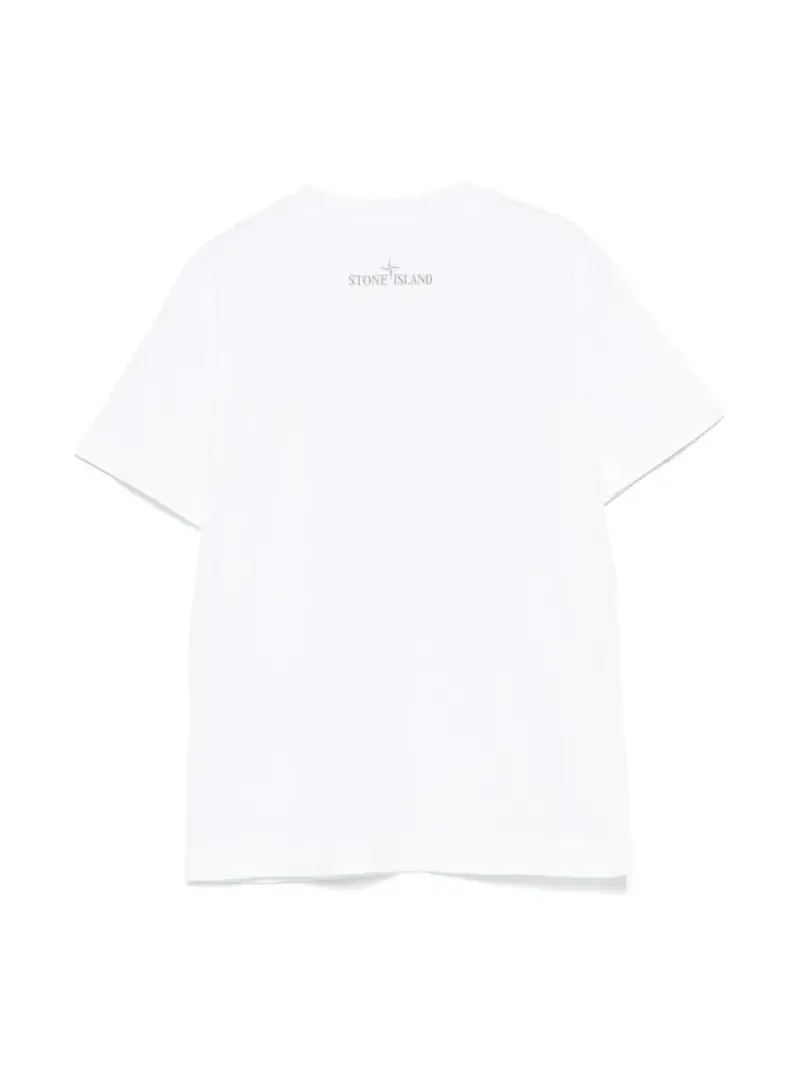 STONE ISLAND KIDS T-shirt Bianco 4317561 miniatura 3