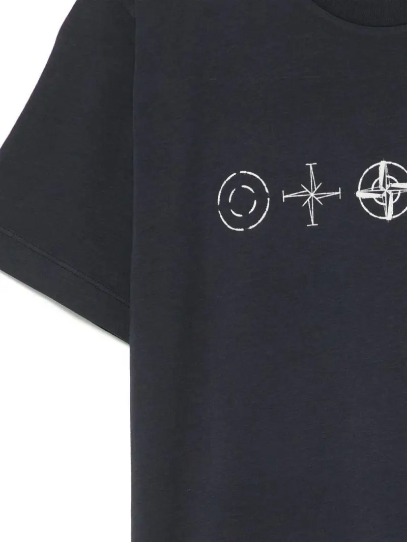 STONE ISLAND KIDS T-shirt Blu 2536557 miniatura 2