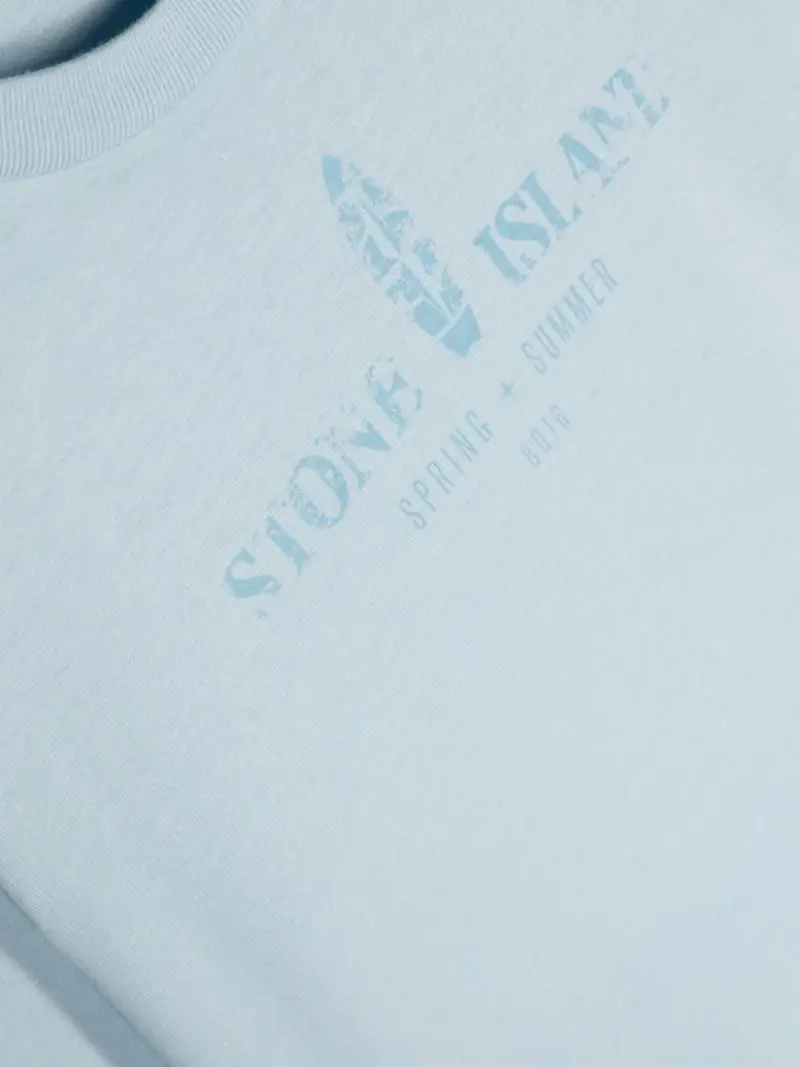 STONE ISLAND KIDS T-shirt Azzurro 2525545 miniatura 3