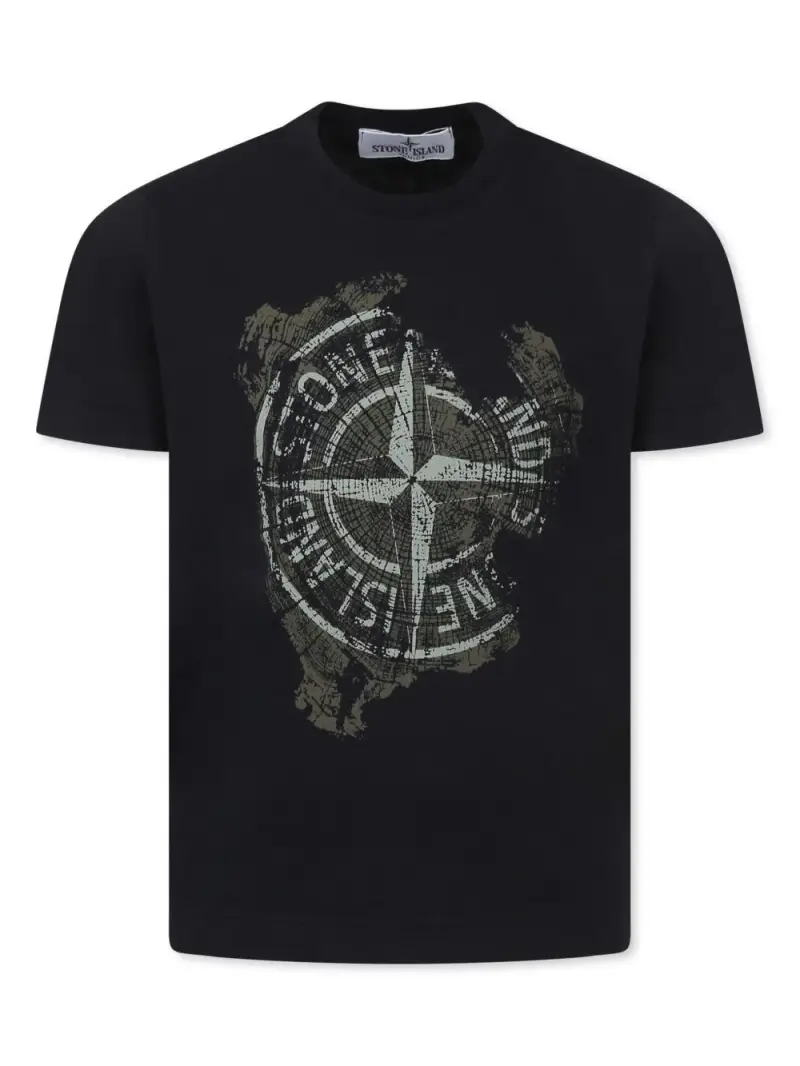 STONE ISLAND KIDS T-shirt Nero 2536559