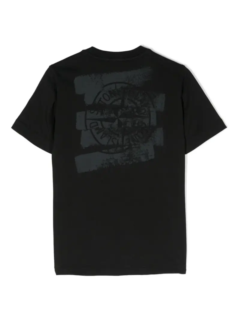 STONE ISLAND KIDS T-shirt Nero 2527098 miniatura 2