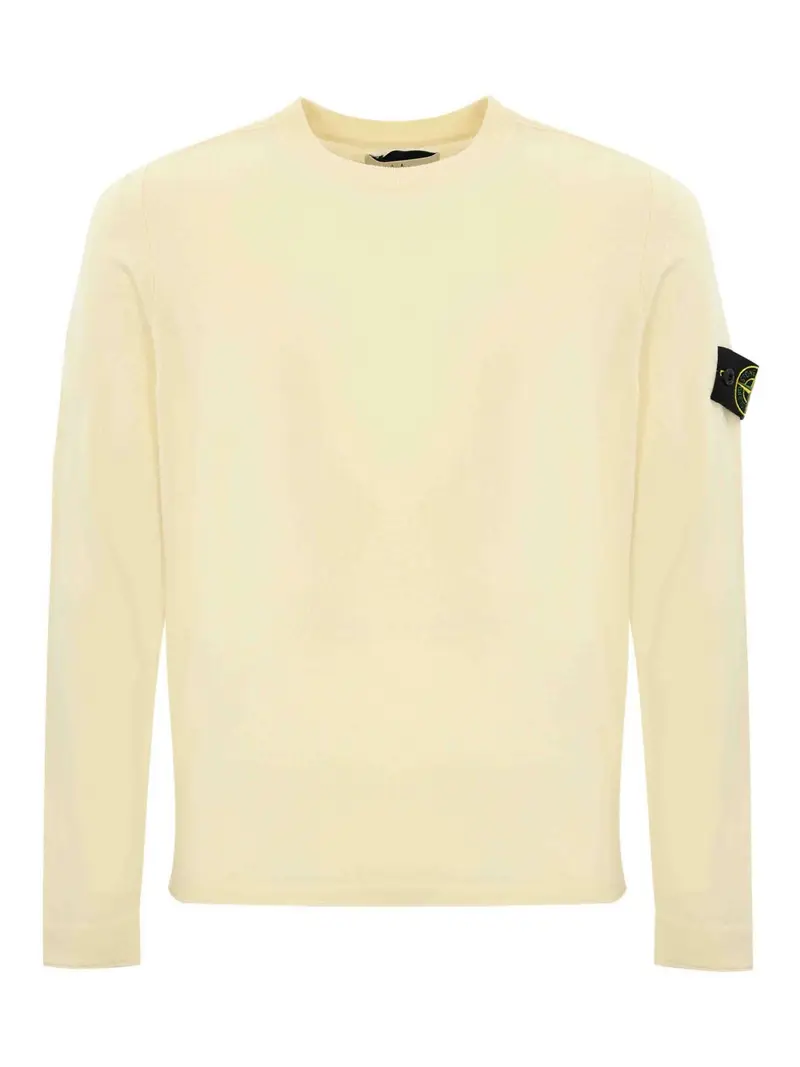 Maglione 5100062 chiaro crudo in cotone Bianco