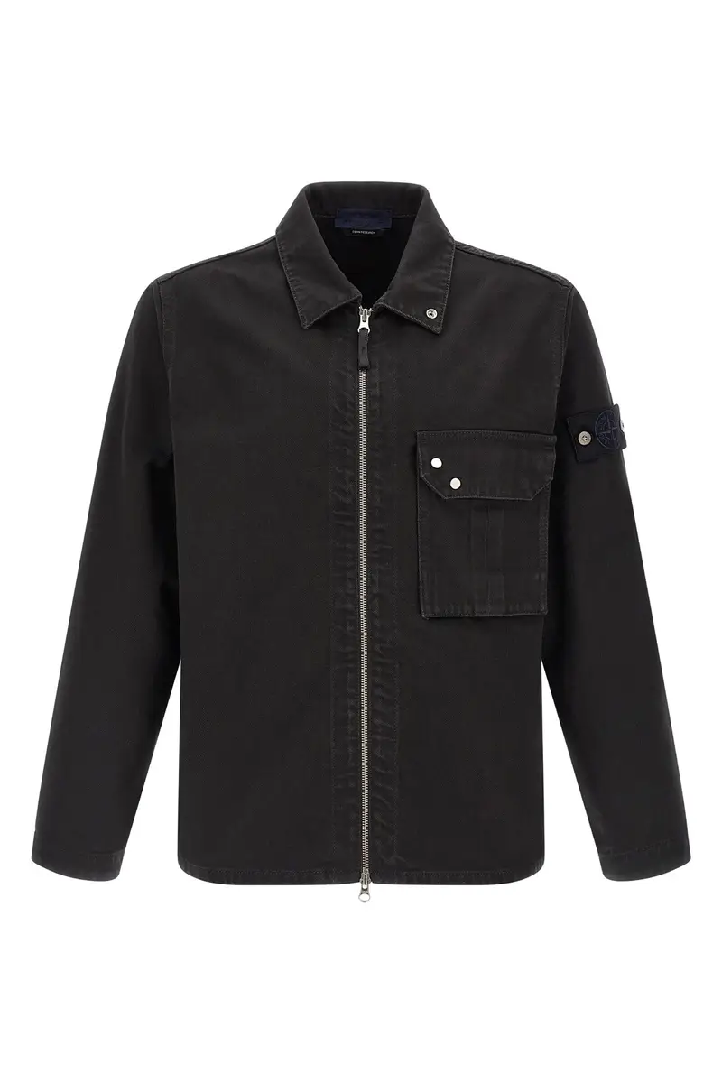 Overshirt Denim Nero