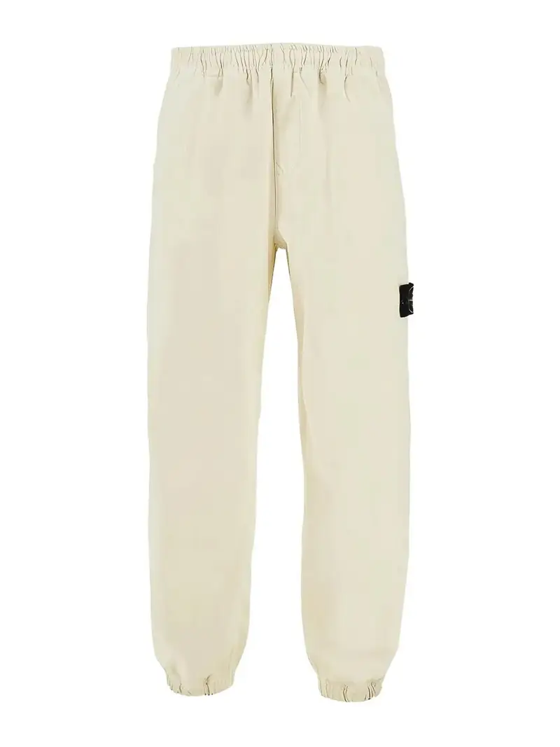 Pantalone Loose Ivory Bianco