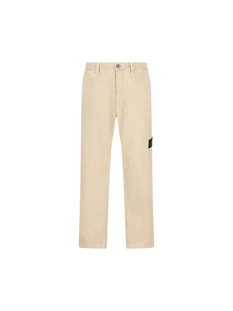Pantaloni In Cotone BEIGE