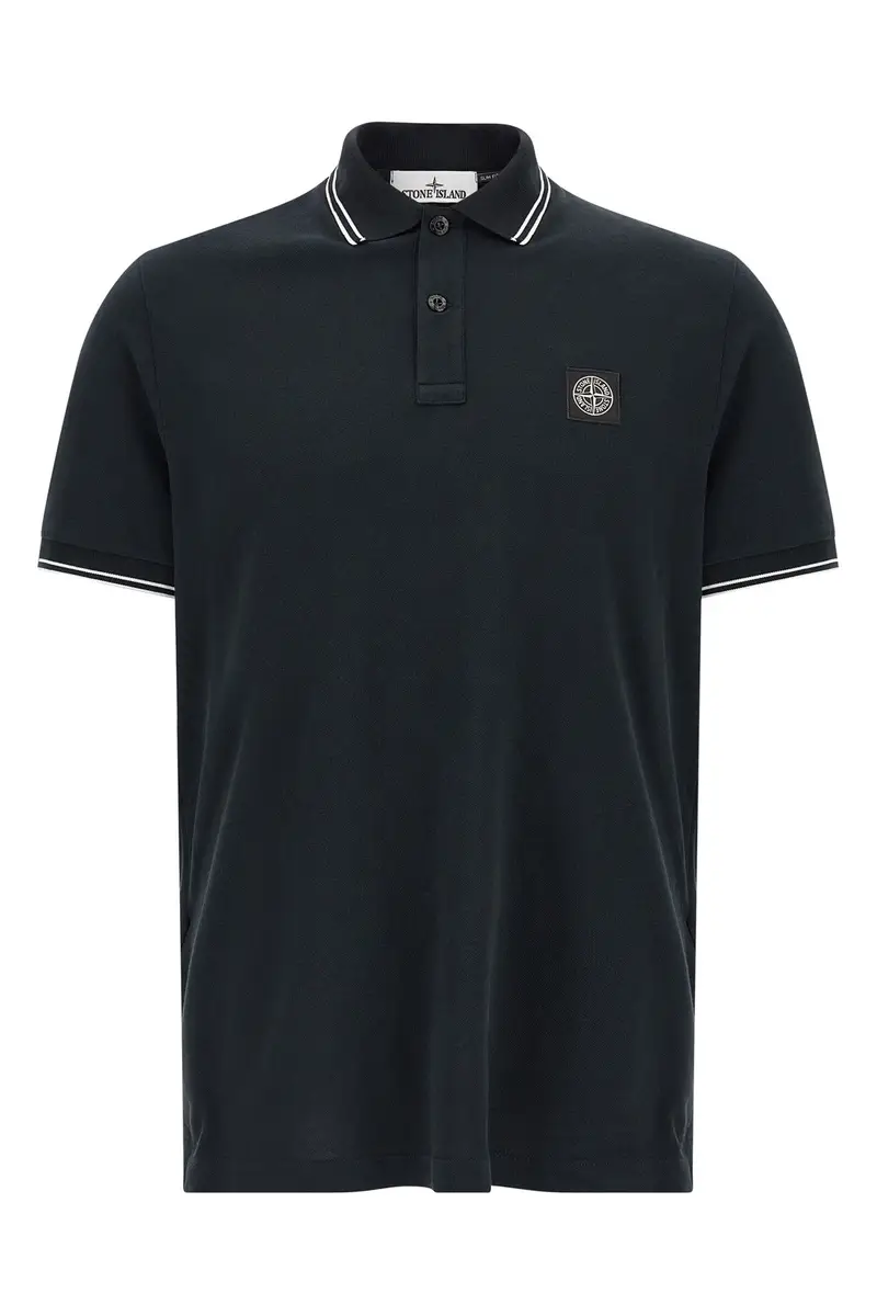 Stone Island Polo Blu 4145736